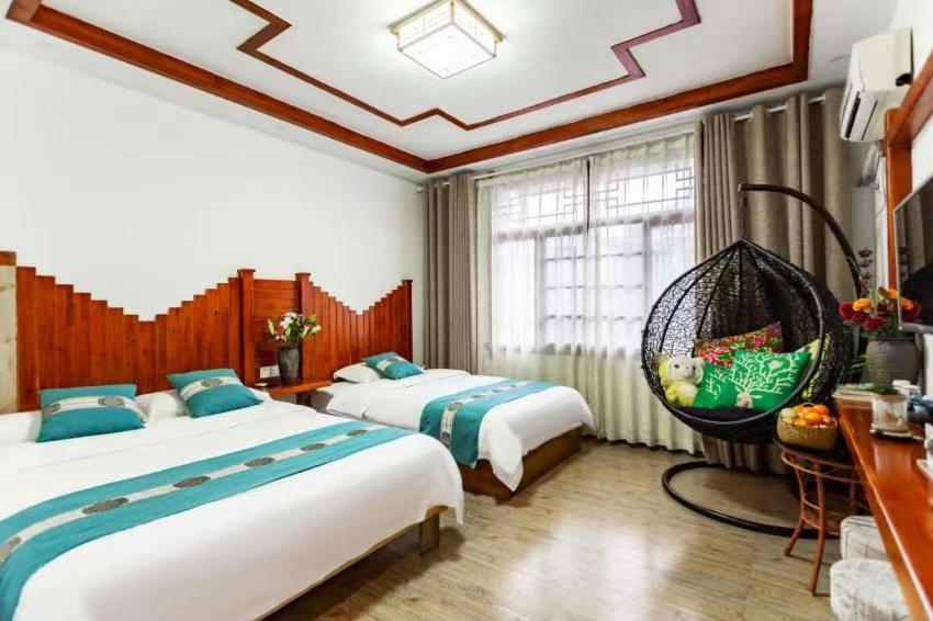 Tea House Hotel จางเจียเจี้ย ภายนอก รูปภาพ